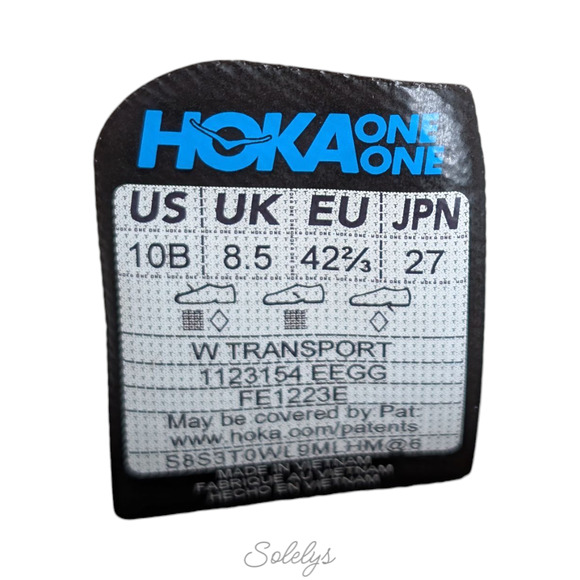 HOKA ONE ONE Transport Womens 10B Eggnog Neutral Commuter Lifestyle Sneaker - Picture 5 of 12